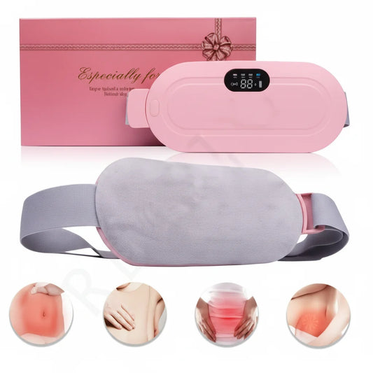 Period Cramp Relief Belt | Heating Pad With Massager